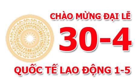 LỊCH NGHỈ LỄ 30/04 VÀ 01/05