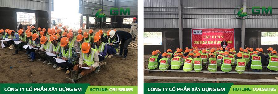 TẬP HUẤN CÔNG TÁC AN TOÀN VỆ SINH LAO ĐỘNG TẠI CÔNG TRÌNH HUYỆN AN LÃO