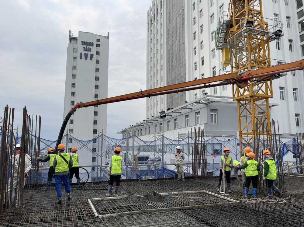 CẬP NHẬT TIẾN ĐỘ CÔNG TRÌNH ĐA KHOA QUỐC TẾ SẢN NHI