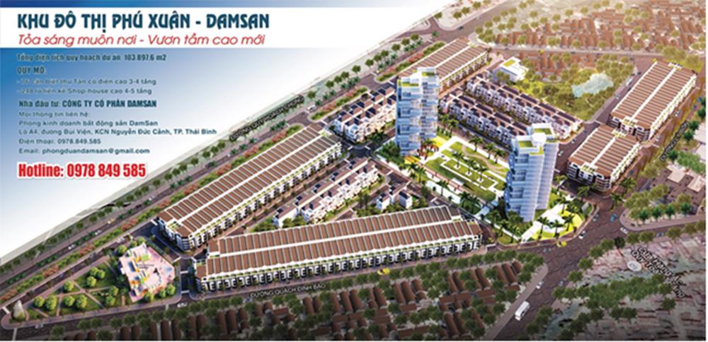 DỰ ÁN PHÁT TRIỂN NHÀ Ở KHU DÂN CƯ XÃ PHÚ XUÂN, THÀNH PHỐ THÁI BÌNH